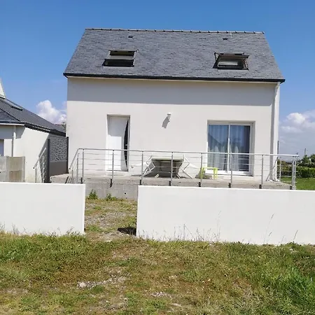 Maison bord de mer Penmarcʼh Buitenkant foto